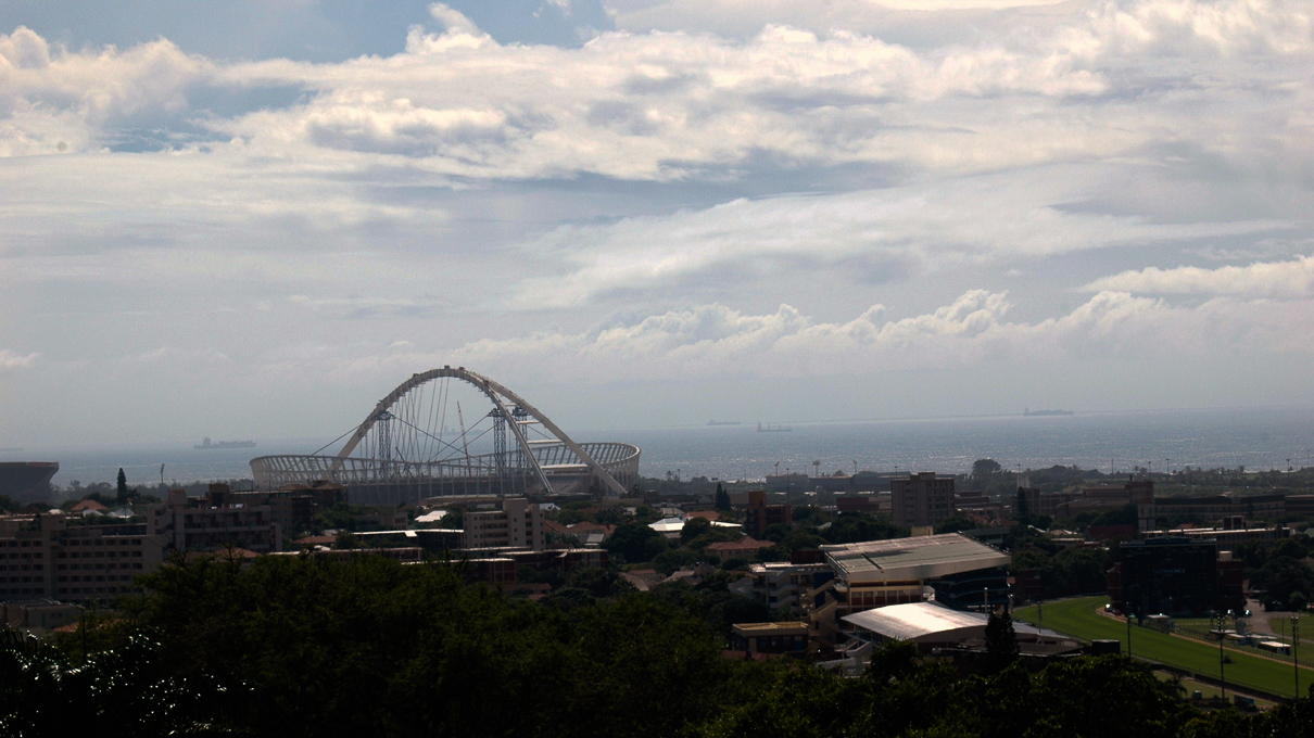 DURBAN - Vue panoramique sur la ville ...