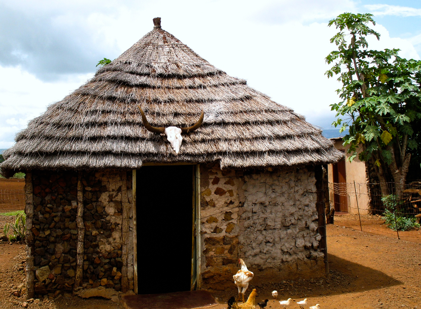Petit village au Swaziland