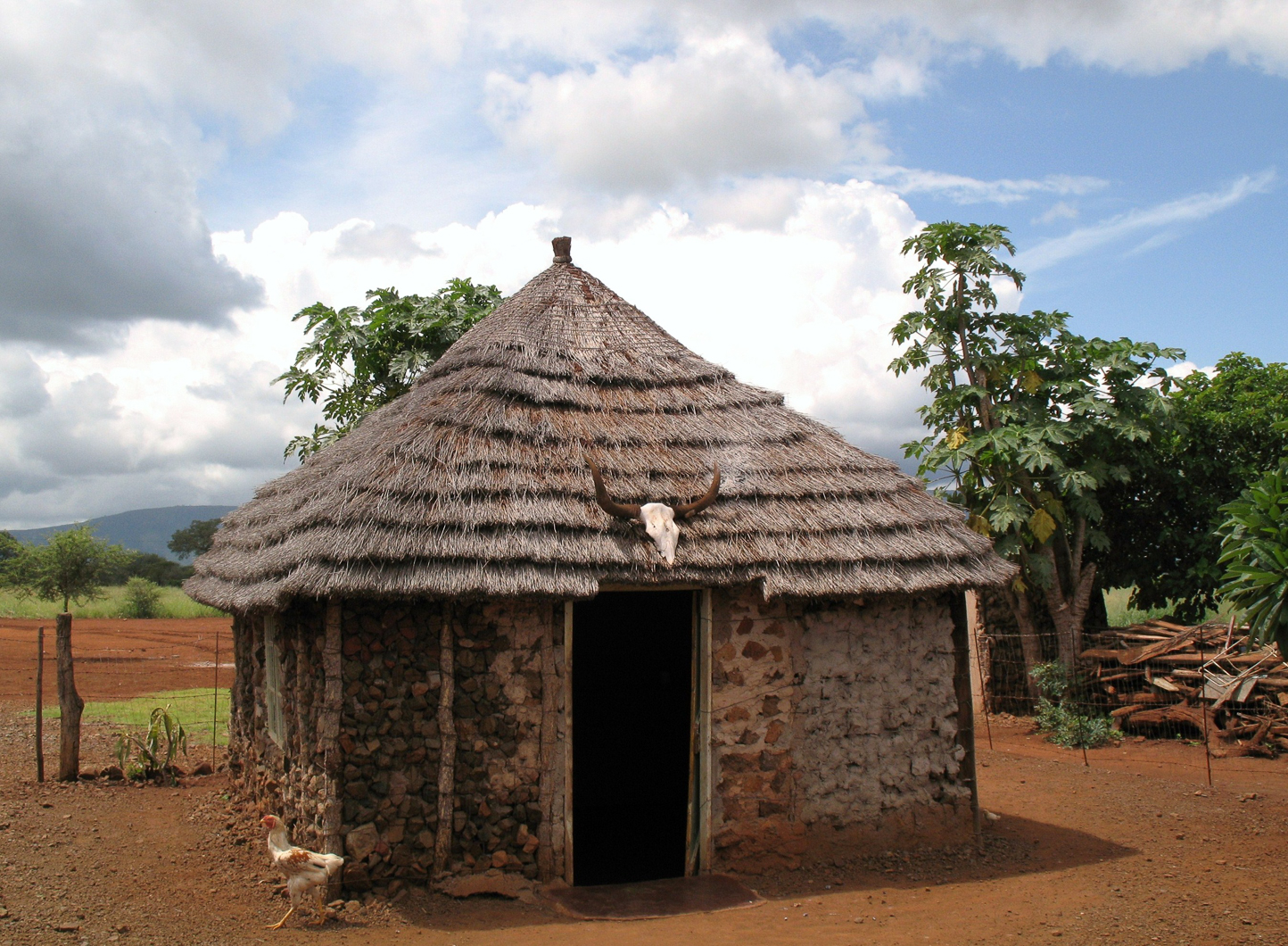 Petit village au Swaziland