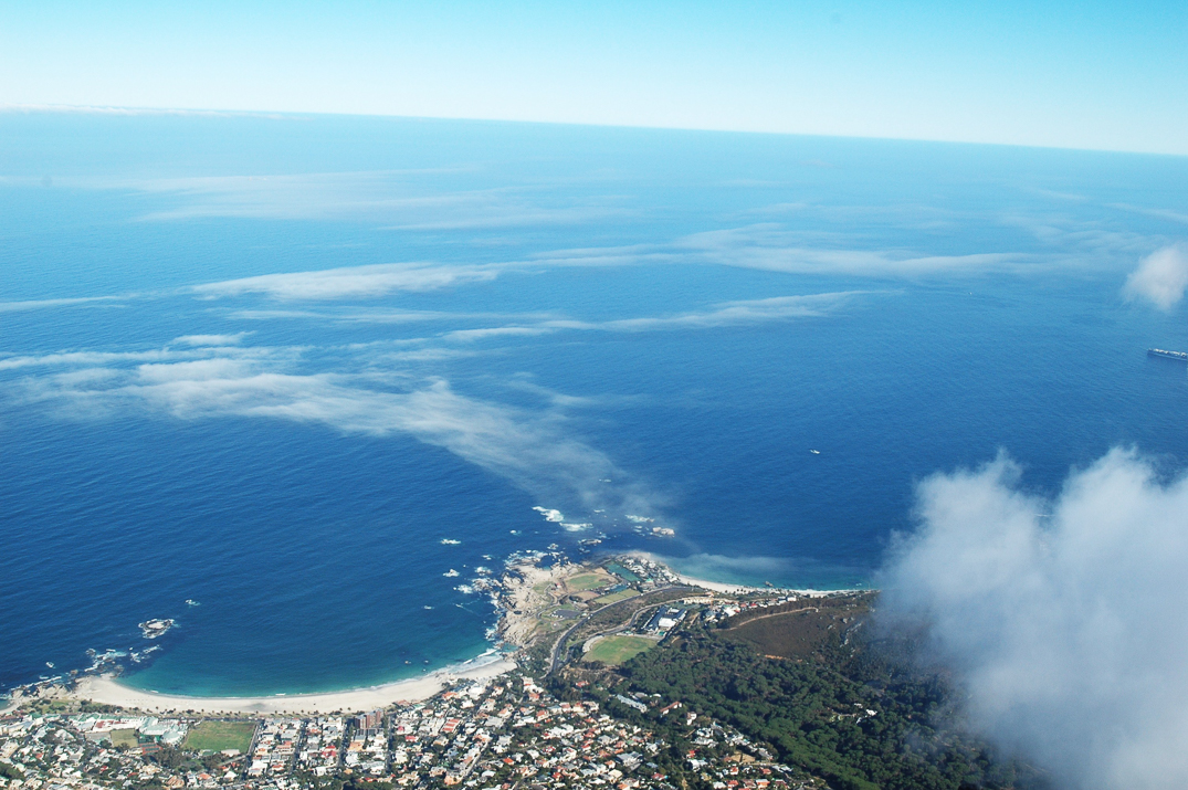 La ville et la baie du Cap vue de 