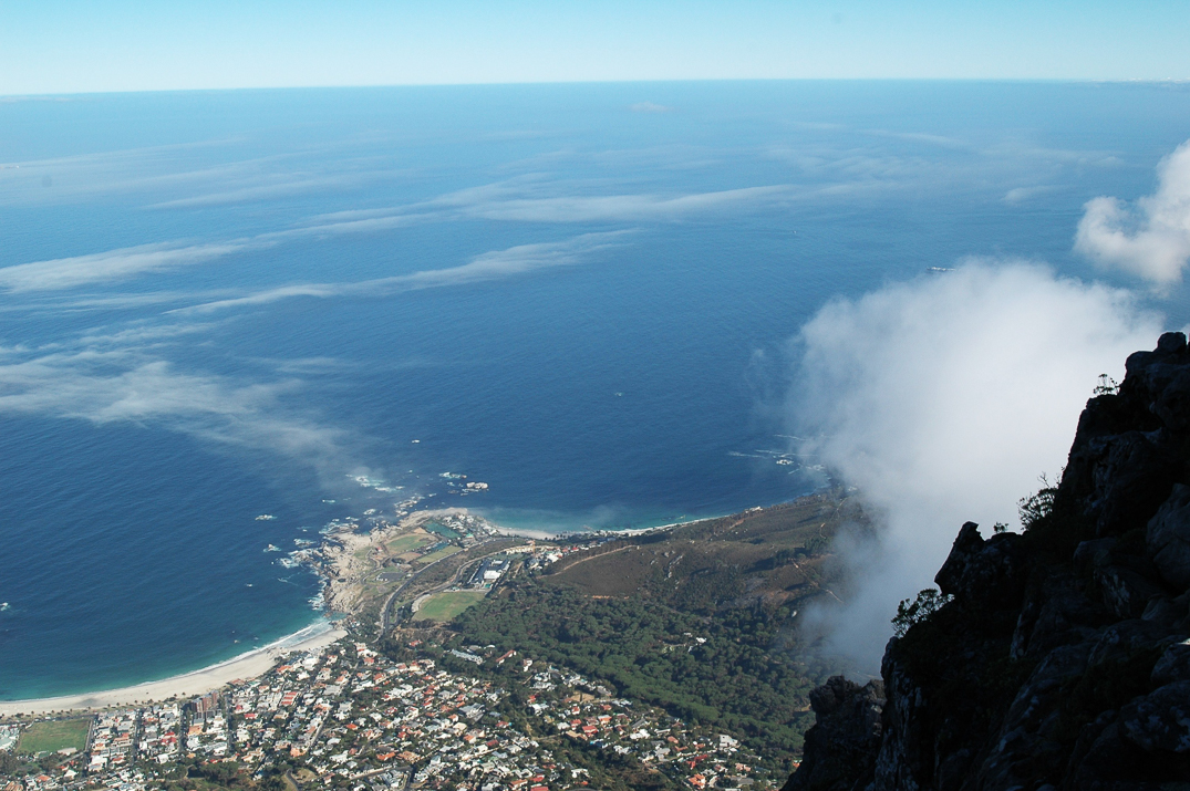 La ville et la baie du Cap vue de 