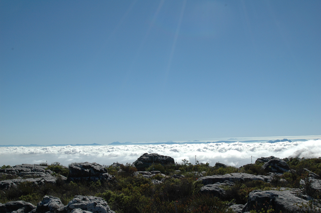 Vue sur les nuages à  
